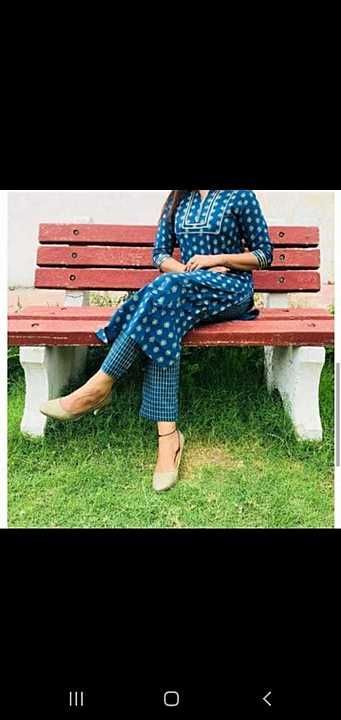 Kurti with pant uploaded by business on 7/25/2020