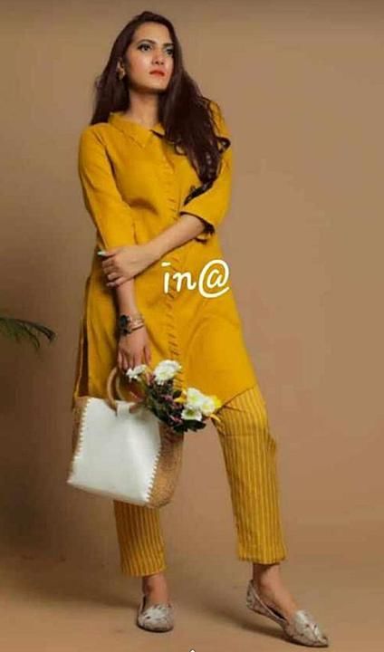 Kurti with pant uploaded by business on 7/25/2020