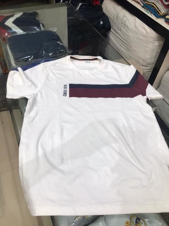 Round neck white t shirt with good print  uploaded by business on 4/14/2021