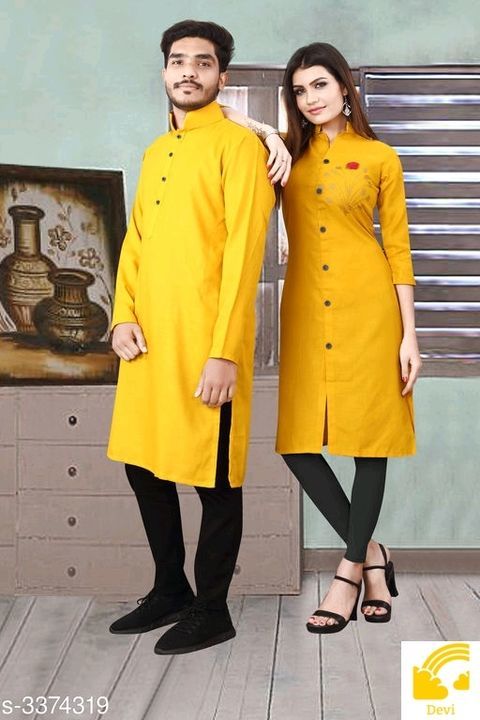 Cotton couple kurtis cash on delivery free shipping uploaded by business on 4/14/2021