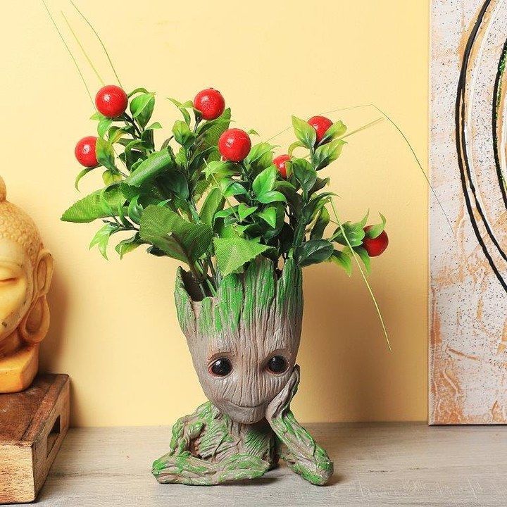 Resin Small Flower Pot Groot - Rishan Lifestyle uploaded by RS Sales on 4/14/2021