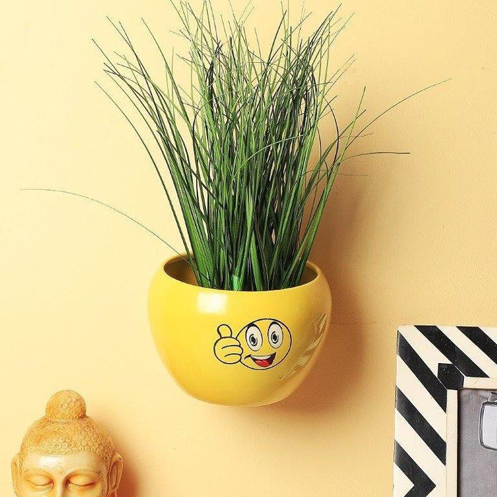 Metal Wall Mounted Pot All the Best - Rishan Lifestyle uploaded by RS Sales on 4/14/2021