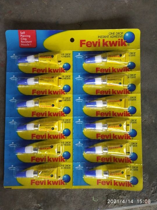 Fevi quick 1g pack(pack of 12) uploaded by Phulan Motorcycle Works on 4/14/2021