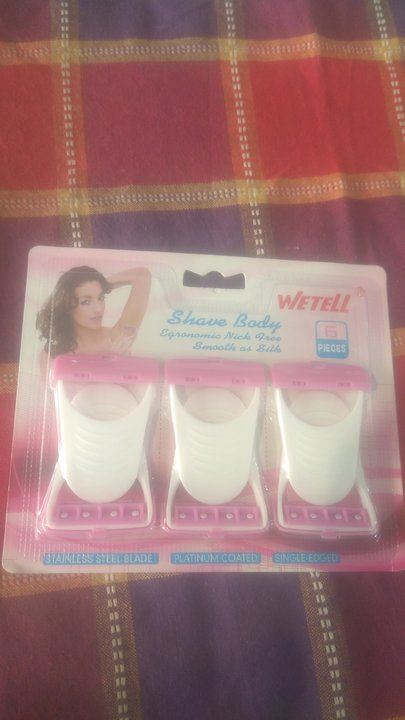 Wetell hair remover blade 6 pc uploaded by Cosmetics and jewellery on 4/14/2021