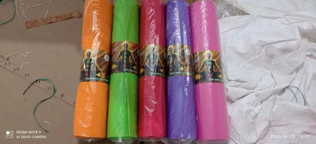 Yoga mats uploaded by New Jain cloth house on 4/15/2021