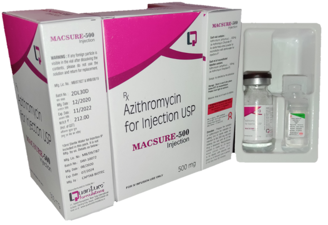MACSURE-500 Injection (Azithromycin) uploaded by business on 4/15/2021