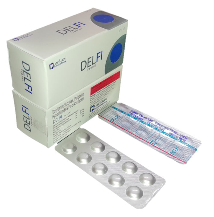 DELFI (Doxylamin + Pyridoxine + Folic Acid) uploaded by QUANTUM FORMULATIONS on 4/15/2021