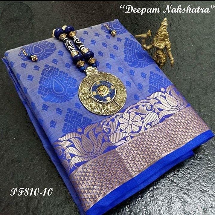 Kanjivaram silk saree... 
More colours available...  uploaded by Dhakshu's fashion on 7/25/2020