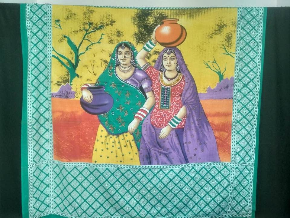 Post image Kutch bhujodi
Cotton bedsheet