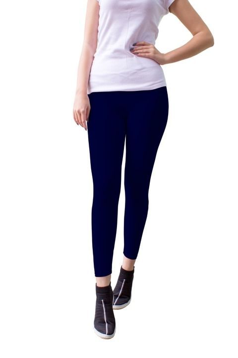Cotton Lycra 4 Way Stretchable Bio Washed Ankle Leggings  uploaded by business on 4/15/2021