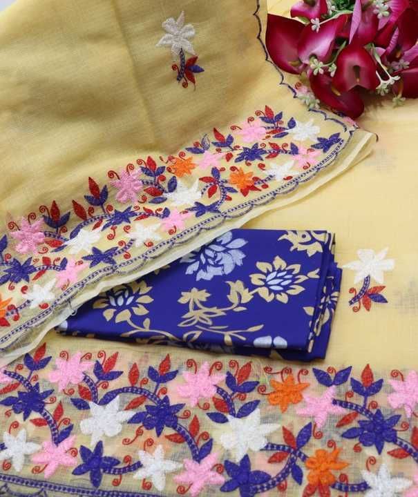 Kota Doria sarees with blouse  uploaded by business on 4/15/2021