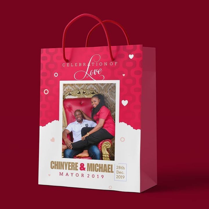 Post image Paper wedding gift bags