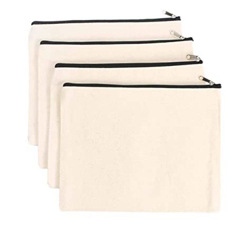 Cotton zipper pouch uploaded by business on 4/15/2021
