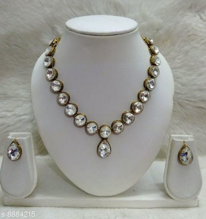 Branded Kundan necklace uploaded by Om sai  enterprises on 4/15/2021