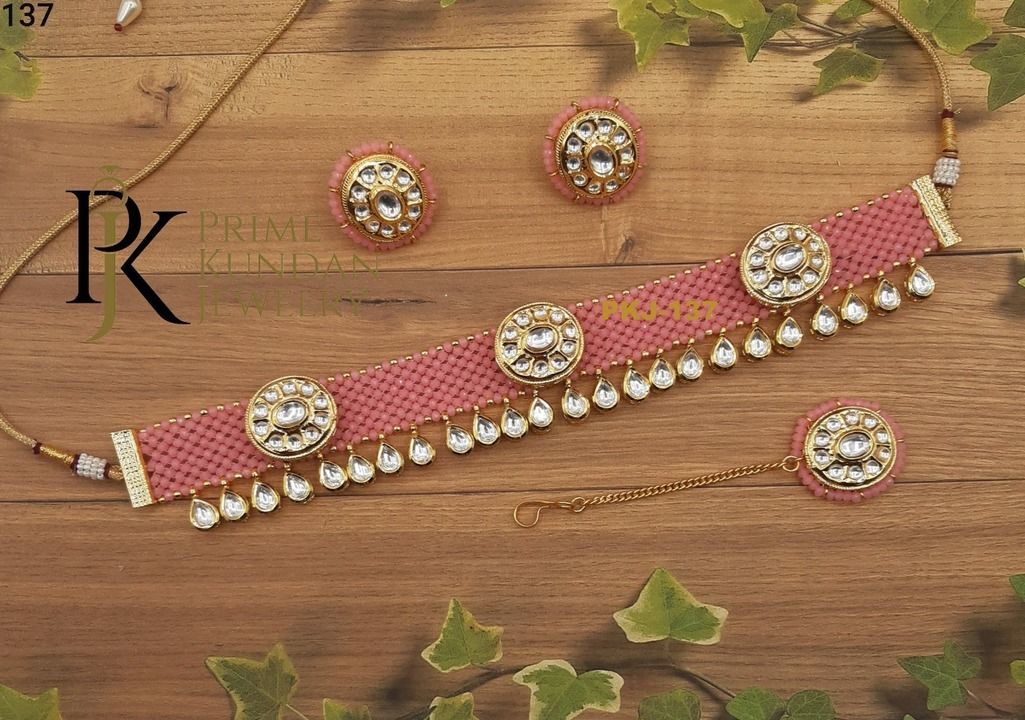 Premium quality kundan Choker set for women  uploaded by Prime Kundan Jewelry  on 4/15/2021
