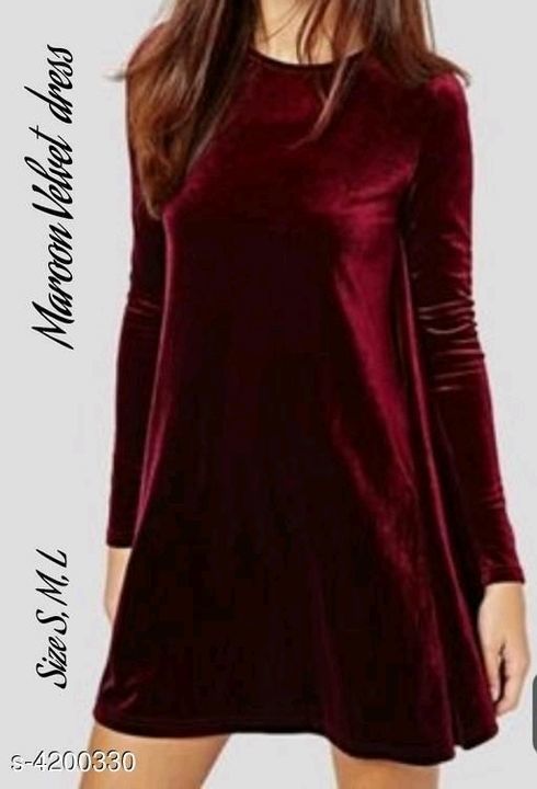 Catalog Name:*Aagam Pretty Women Dresses*
Fabric: Velvet Spandex
Sleeve Length: Long Sleeves
Pattern uploaded by business on 4/15/2021