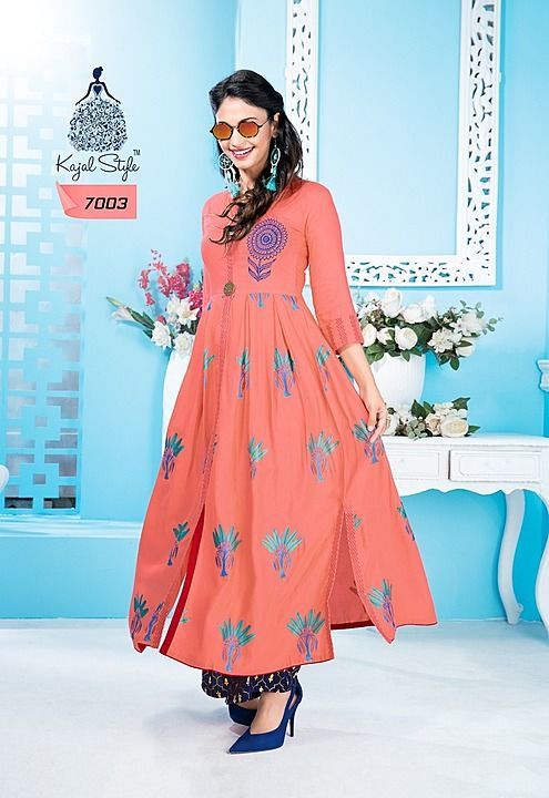 Floor length kurti  uploaded by Subh India  on 7/25/2020