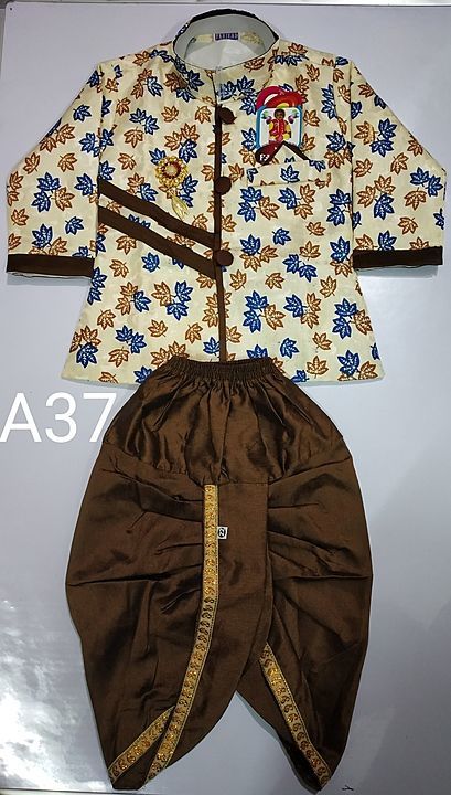 Kids sherwani and dhotitop and bottom set with 20-30 size uploaded by H F WARSI GARMENTS on 7/25/2020