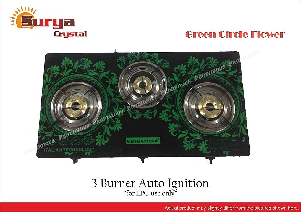 Surya Crystal 3B Digital Glass Top with Auto Ignition uploaded by business on 7/25/2020