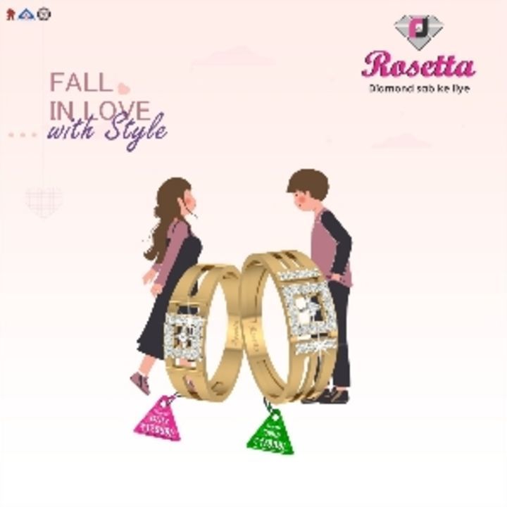 Couple Band  uploaded by Rosetta Diamond Jewellery  on 4/15/2021