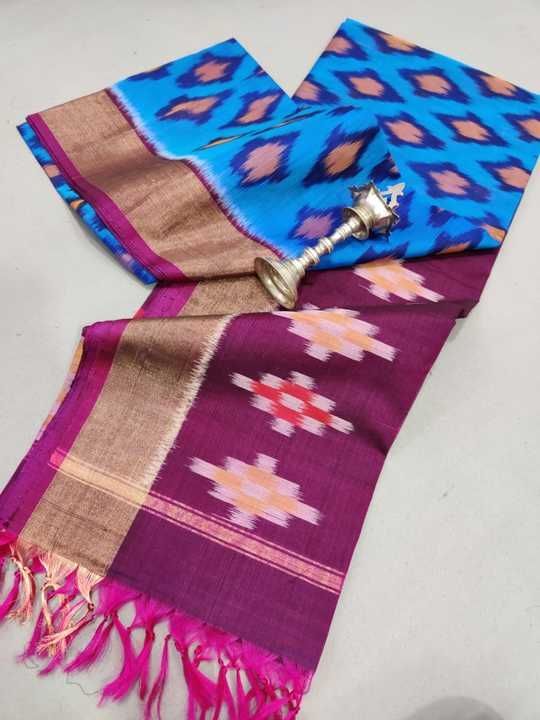 Pochampally ikkat pure sico sarees uploaded by Omsri collections on 4/16/2021