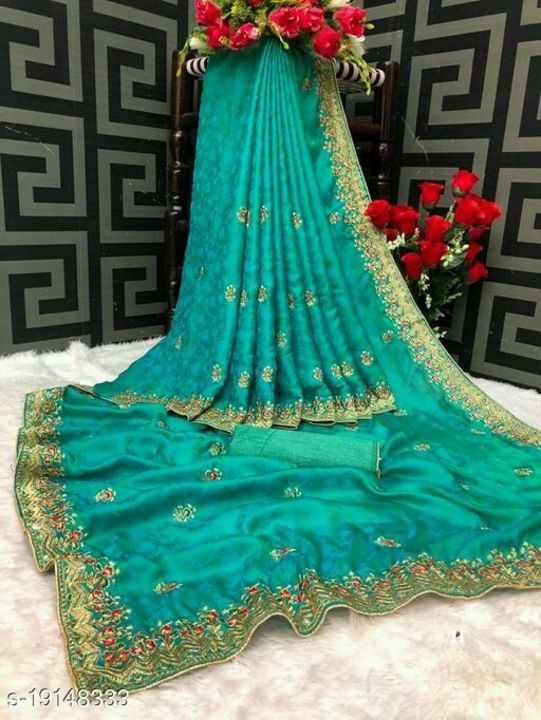 Post image Catalog Name:*Kashvi Pretty Sarees*
Saree Fabric: Silk / Litchi Silk / Sana Silk
Blouse: Separate Blouse Piece
Blouse Fabric: Variable (Product Dependent)
Multipack: Single
Sizes: 
Free Size
Dispatch: 2-3 Days
Easy Returns Available In Case Of Any Issue
*Proof of Safe Delivery! Click to know on Safety Standards of Delivery Partners- https://ltl.sh/y_nZrAV3 
Rs. 1200