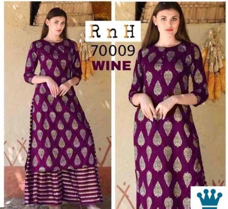 Kurti with plazoo uploaded by business on 4/16/2021