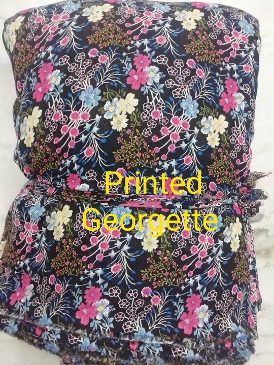 Printed Georgette  uploaded by Thread magic boutique  on 4/16/2021