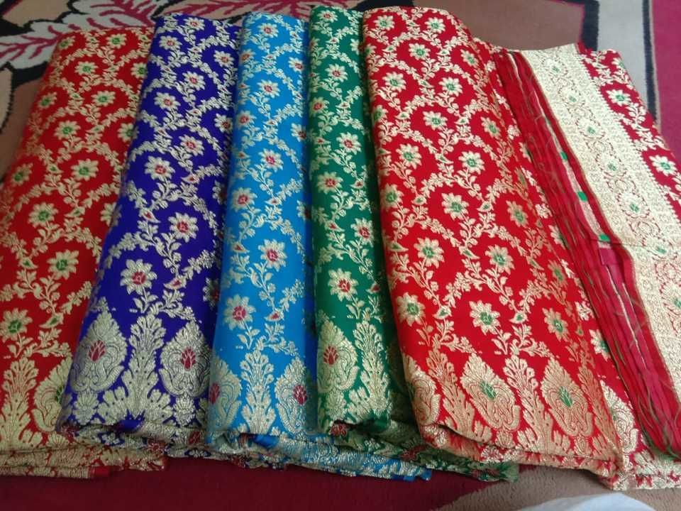 Post image Beautiful Banarasi Woven Silk Designer Sarees with Export Quality Fabric Material