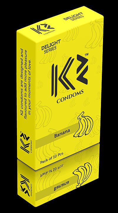 K2 Banana Flavor Dotted Condoms Pack of 10 uploaded by K2 Condoms  on 7/26/2020
