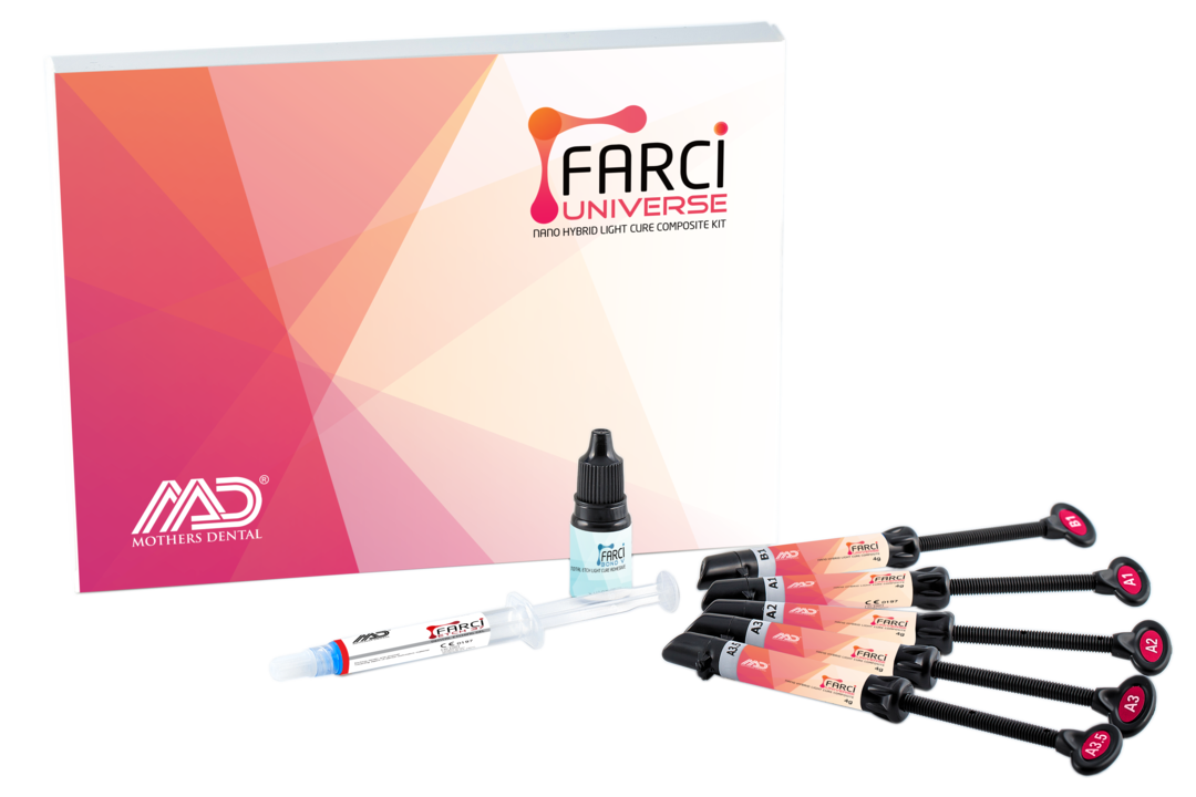 Farci Universe Nano Hybrid Composite Kit uploaded by Mothersdental Product Pvt Ltd on 4/17/2021