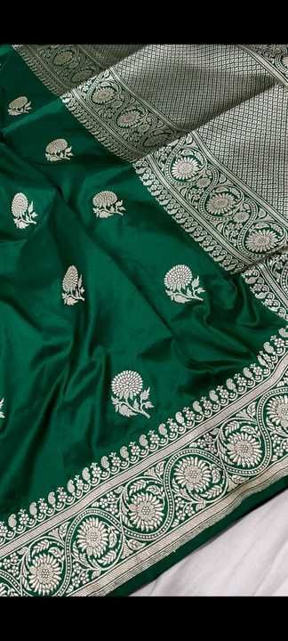 Banarasi saree silk katan traditional Handloom on handmade  uploaded by business on 4/17/2021