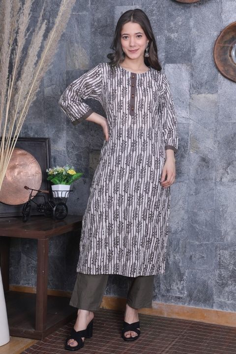 Ladies Kurti with Pant  uploaded by business on 4/17/2021
