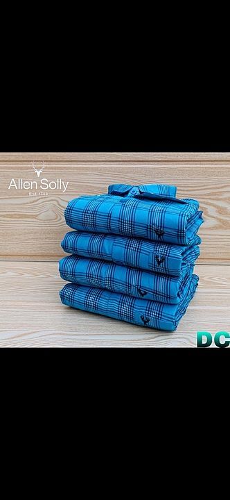 Post image *BRAN—ALLEN SOLLY CHECK   SHIRT    😍💫* 

_FABRIC:- Soft Cotton Stuff With Satisfaction Guarantee ( COTTON PRINT Shirt )_

*Premium Quality  💫👌🏻*

💫 *shirts*
💫 *Soft Feel*

Size : *M-38,L-40,Xl-42*

*Price : 💫430 FREE SHIPPING*

👑👑👑👑👑👑👑👑

*Full Stock Available*

*Direct Put Your Orders In Your Final Order Group*

*All Brand Accessories Attached*

Note : *Take Full Guarantee About Quality 👌🏻🗽*



*Note- ALL Stock Single Piece Packed*♥️♥️