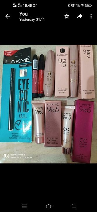 Lakme combo uploaded by business on 7/26/2020