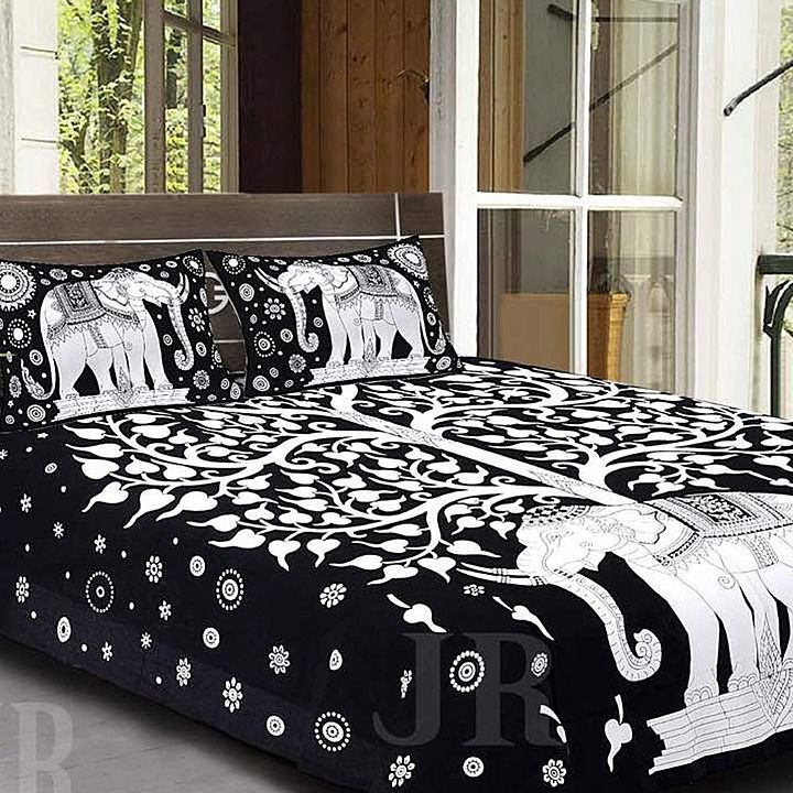 Post image *ITEM NAME - cotton traditional double bedsheets

*Glace Cotton Double Bedsheet With 2 Pillow Covers*

SUPER SOFT PRINTED BEDSHEET SET

IMPORTED

Packet Content : 1 Double bedsheet + 2 Pillow covers

GSM: 130 gsm ( quality) Heavy quality

Size : Bedsheet 90 x 100 inches
           Pillow covers  28 X 18 inches

*Best Price : 550+ $* 
What app no 8769224590