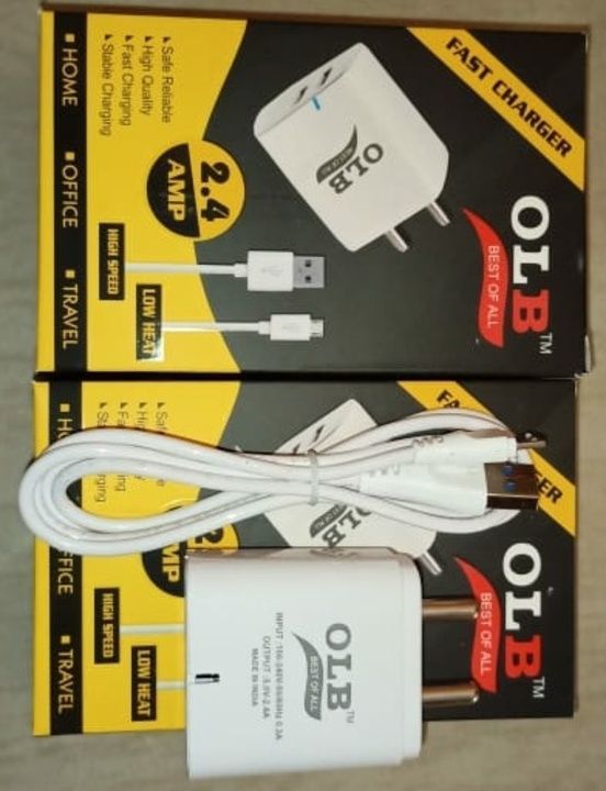 2.4amp dual port fast charger uploaded by OLB chargers on 4/17/2021