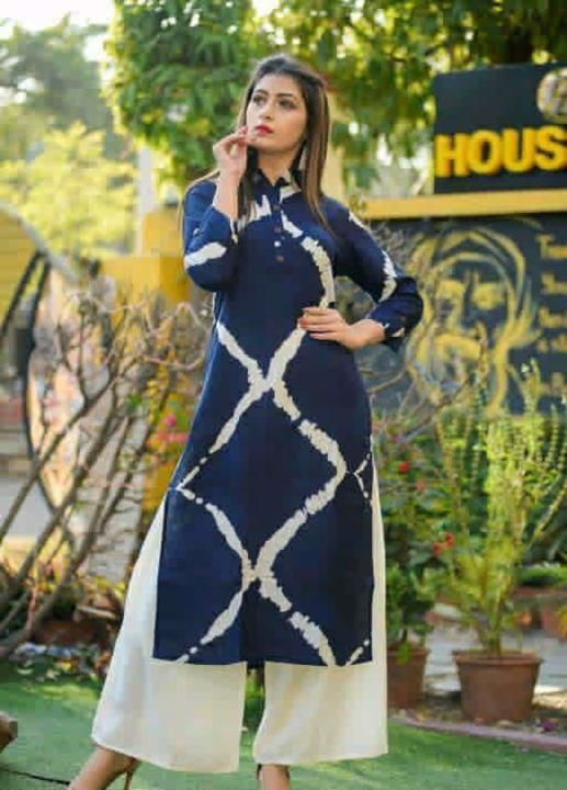 Printed  cotton Kurti suit  uploaded by business on 4/17/2021