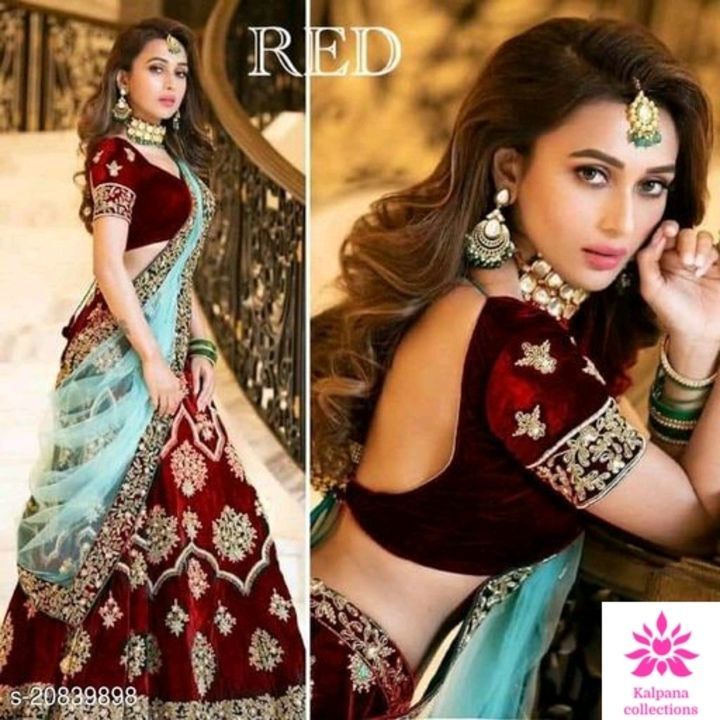 Women beautiful half saree uploaded by Kalpana collection's on 4/17/2021