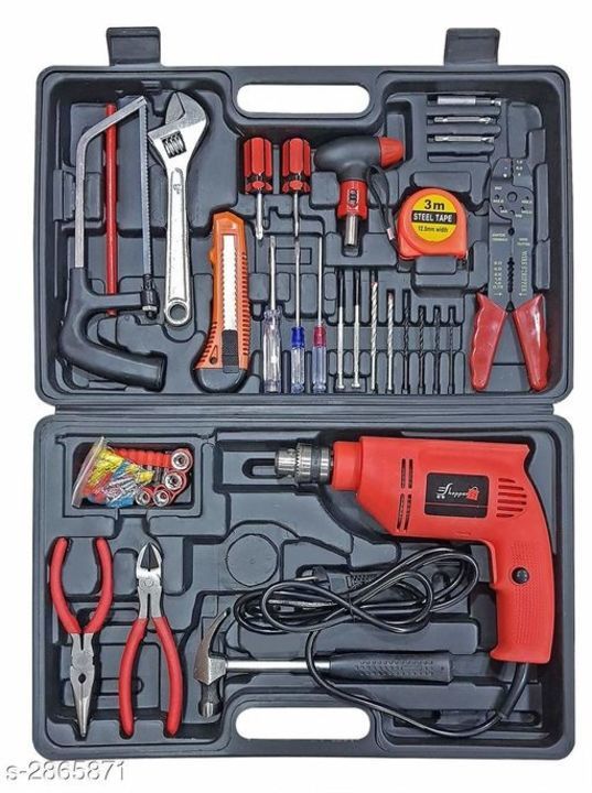 Powerful Electric Drill Machine Combo Tool Kit/Box  uploaded by Hardware tools Dukan on 4/17/2021