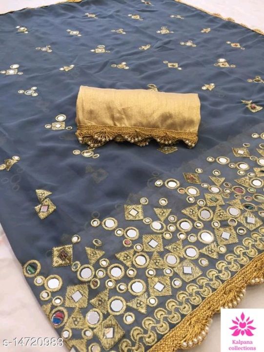 Women's beautiful work sarees uploaded by business on 4/18/2021