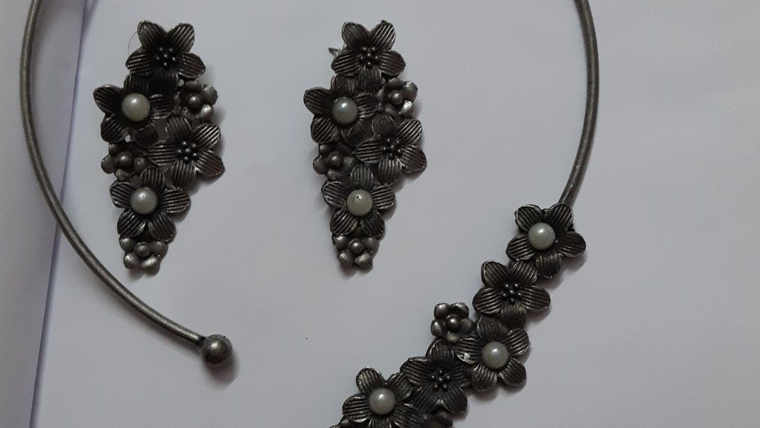 Black silver  jewelry  uploaded by business on 4/18/2021