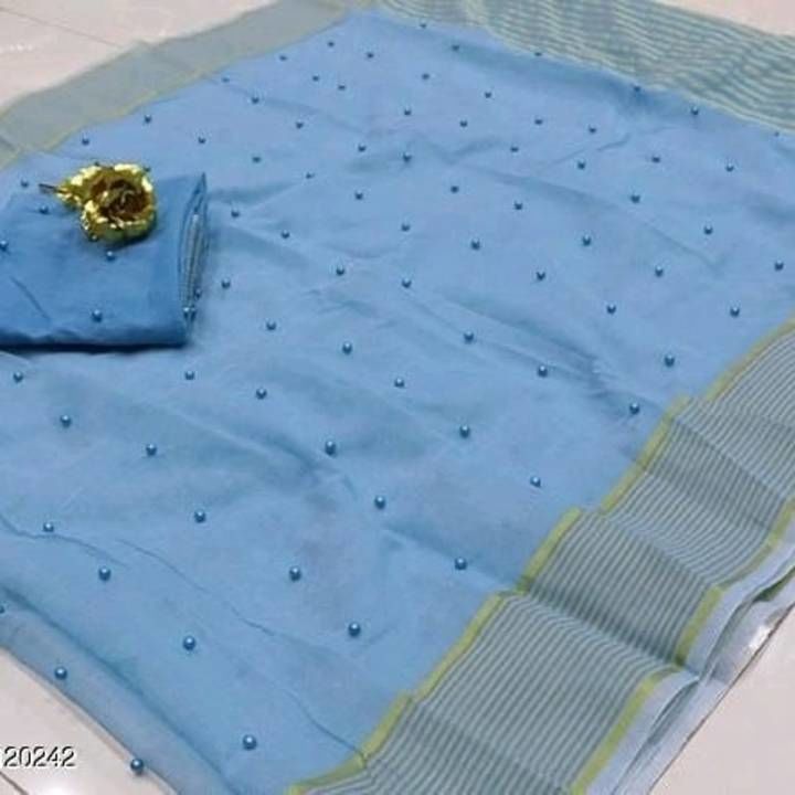Graceful Kota doria saree whatsapp on  uploaded by Happiness Delivery  on 4/18/2021