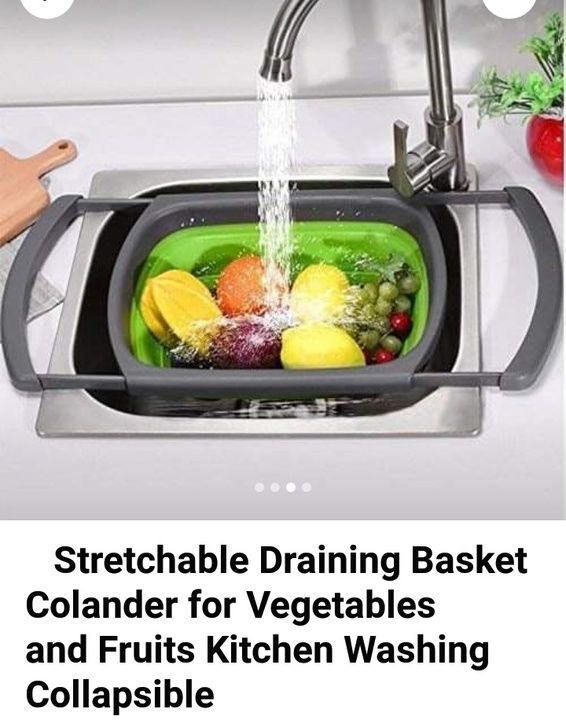Multipurpose vegetable washing n drain basket  uploaded by business on 4/18/2021