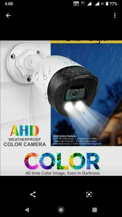 Colour night vision camera uploaded by BABA SALES on 4/18/2021
