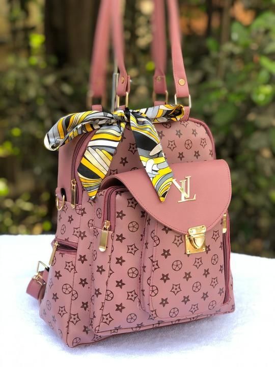 Post image Available Colours

New model 
2 in 1 
Big size bag &amp; back pack 
2 zip back side zip 
Front pocket  
Side 2 pocket 
With scarf
Pu leather 
Very good quality 

Size 12.5/11.5
499+80 shipping  only