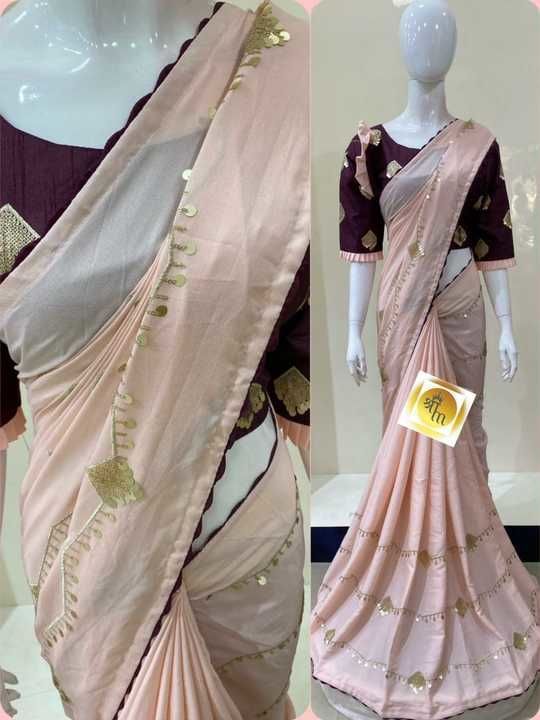 *💕 PARTY 🎊 WEAR collections 😍😍😍* *Don’t go for copies Buy original  products*
*Own collections uploaded by Dimpi saree on 4/18/2021