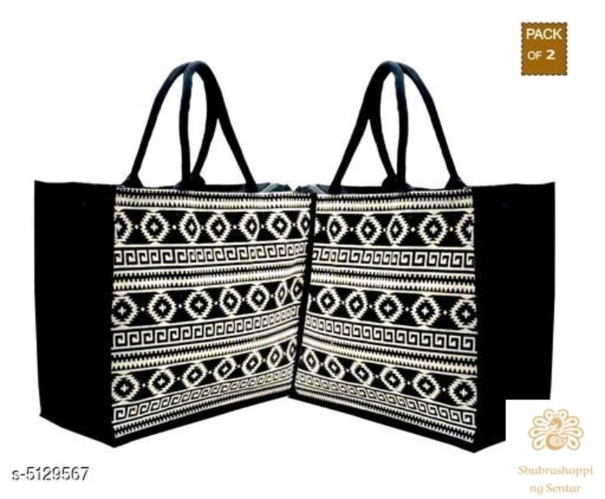 Elegant Women's Hand Bags Combo (Pack Of 2)

Material: Jute
No. of Compartments: 1
Pattern: Printe uploaded by Shubra shopping sentar  on 4/18/2021