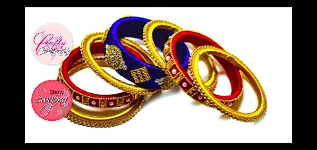 Silk thread bangles uploaded by business on 4/18/2021