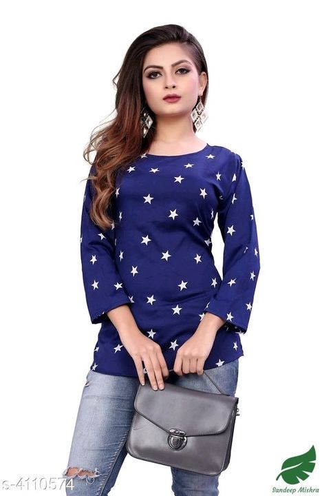 Women crepe tops and tunics uploaded by Anurag  on 4/19/2021